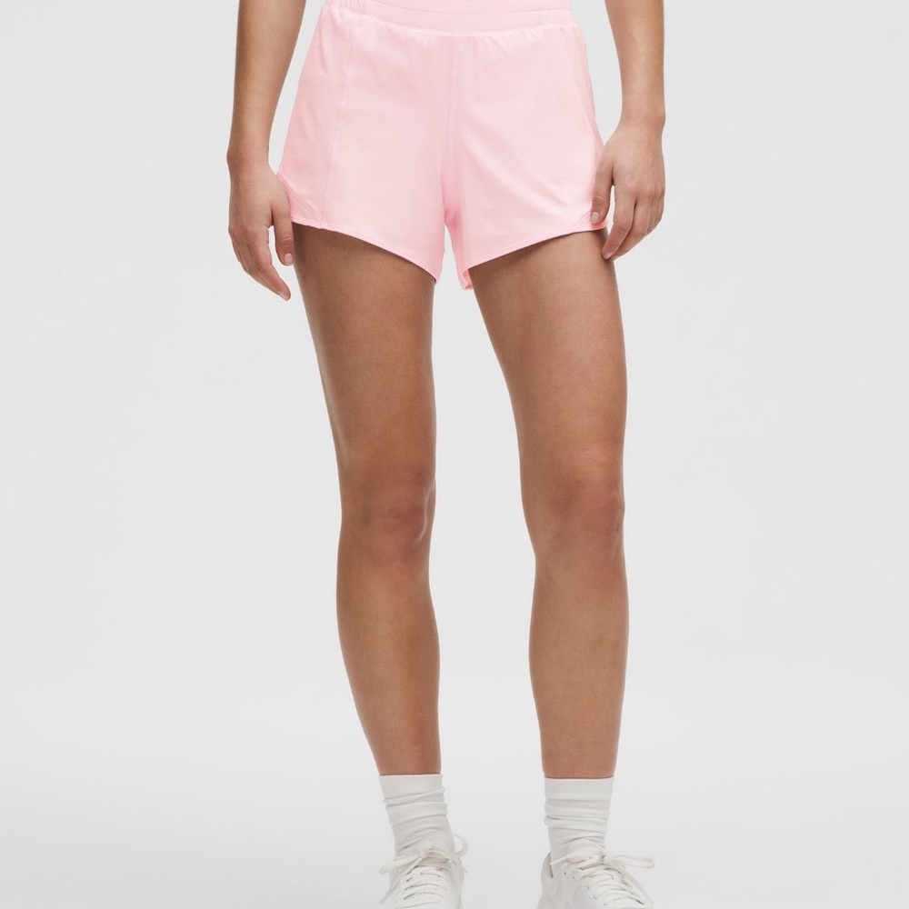 NWT Lululemon Hotty Hot Short 4” Pink Organza